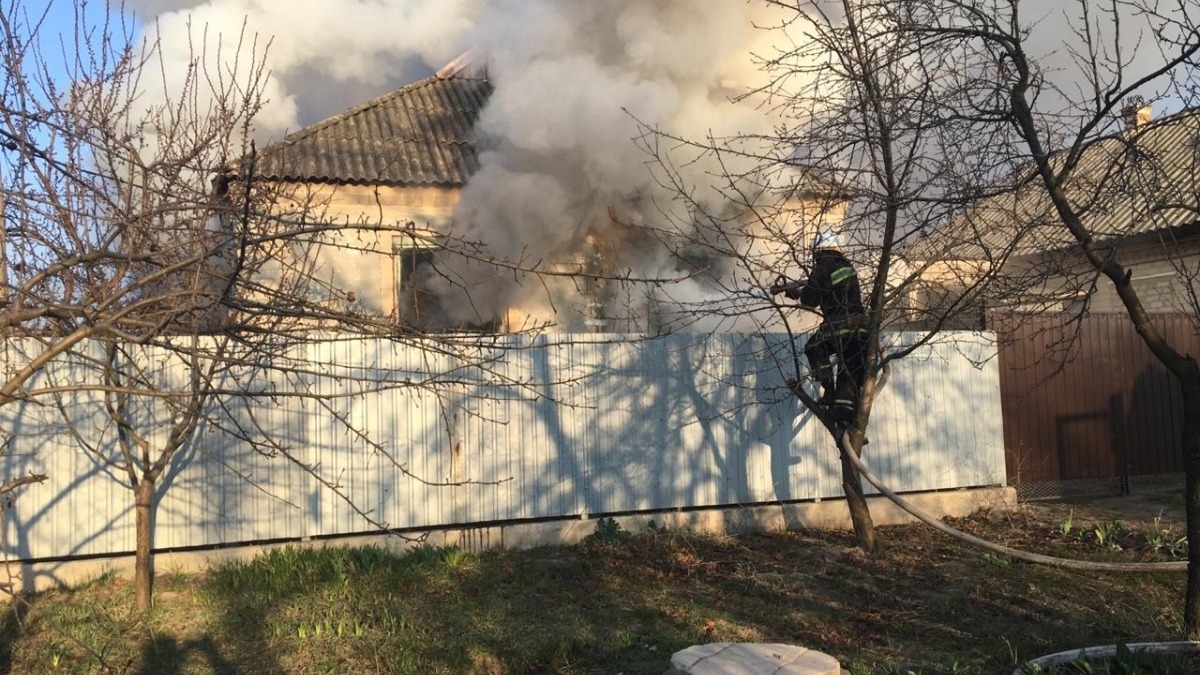 Сегодня утром в Павлограде во время пожара погиб мужчина