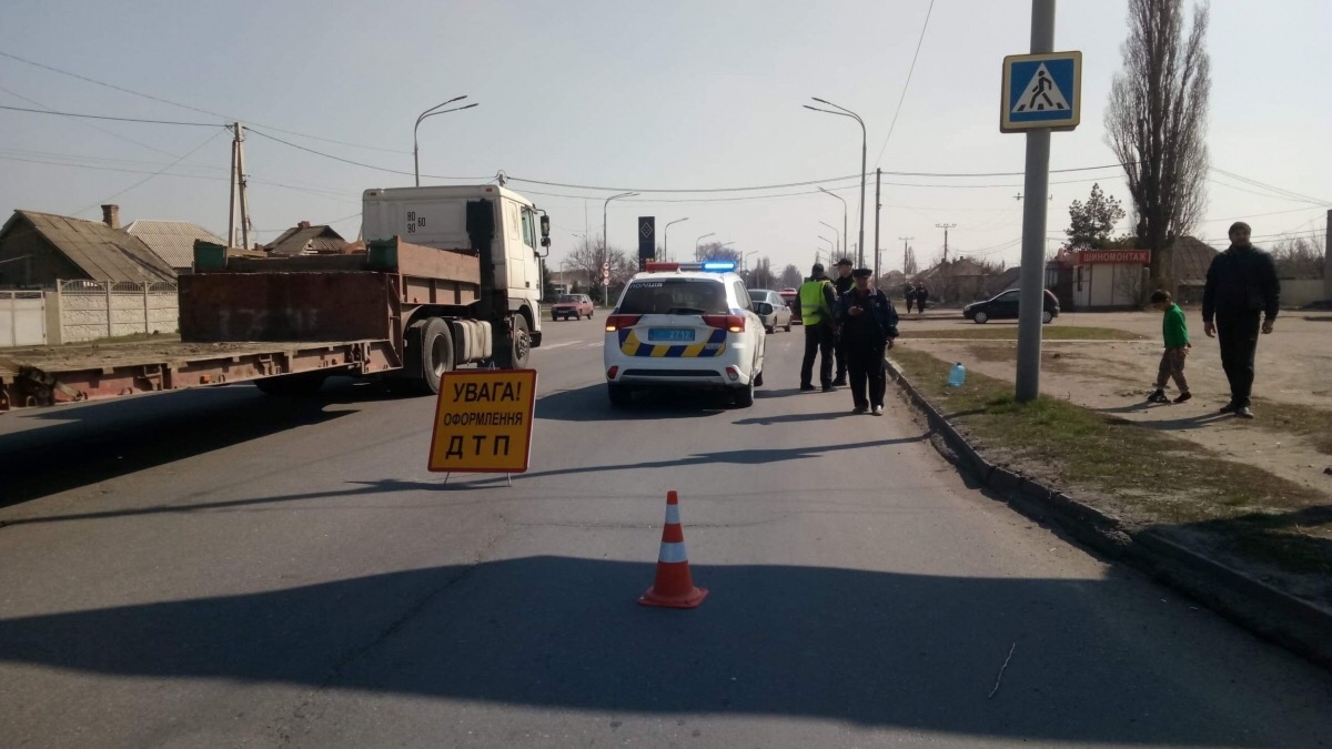 ДТП в районе автопарка в Павлограде