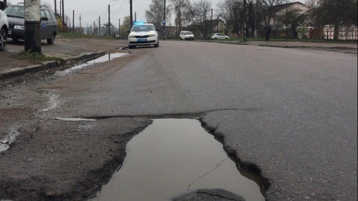 За месяц полиция составила 82 протокола по факту ненадлежащего состояния дорог