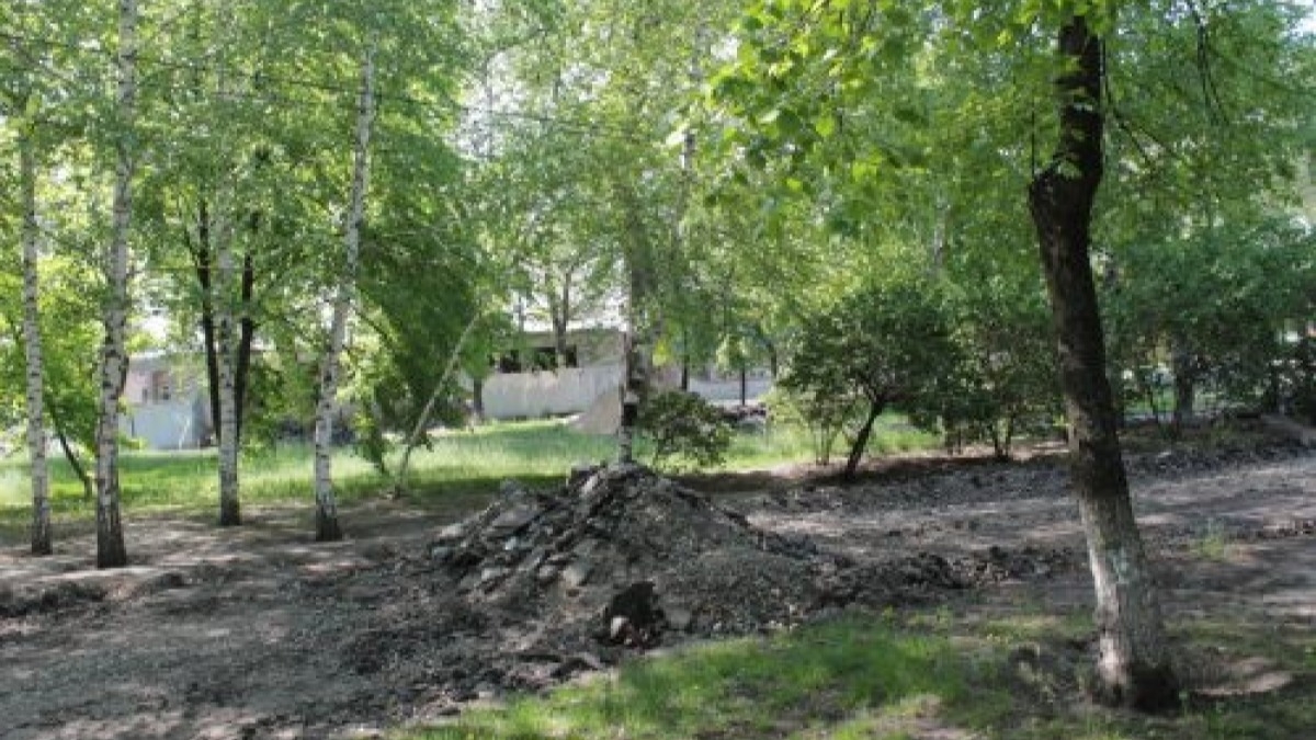 В Павлограде начата реконструкция сквера Шевченко