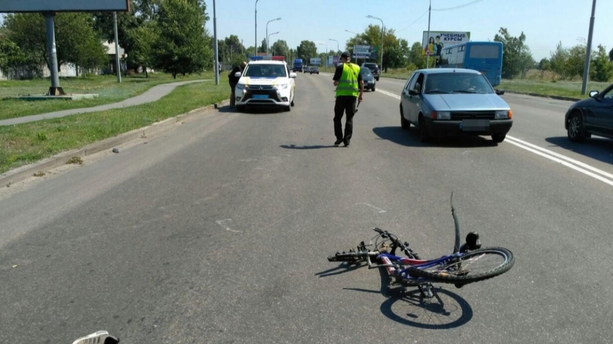 Полиция разыскивает свидетелей ДТП в котором пострадал велосипедист