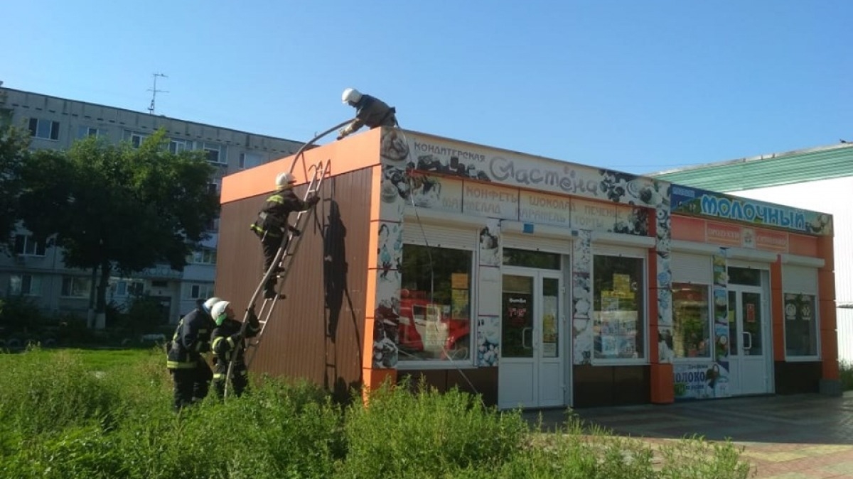 В Палограде утром загорелся 