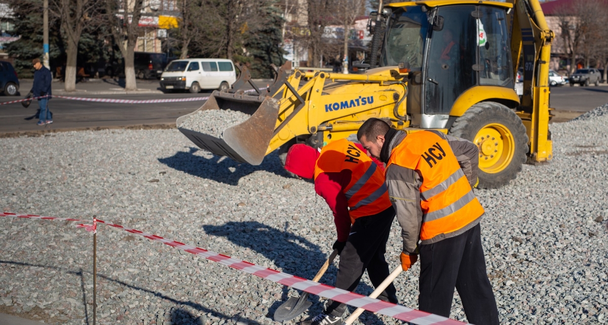 В Павлограде начали реконструкцию Соборной площади по 20 миллионов гривен