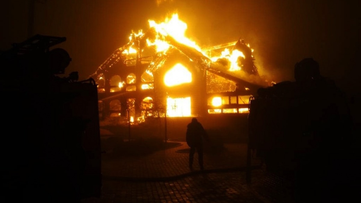 В Павлограде утром сгорела 