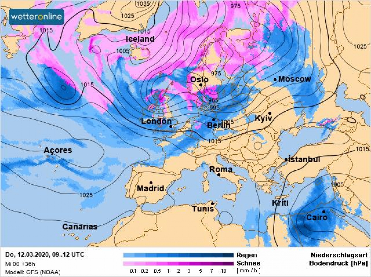 Циклон принесет в Украину морозы 