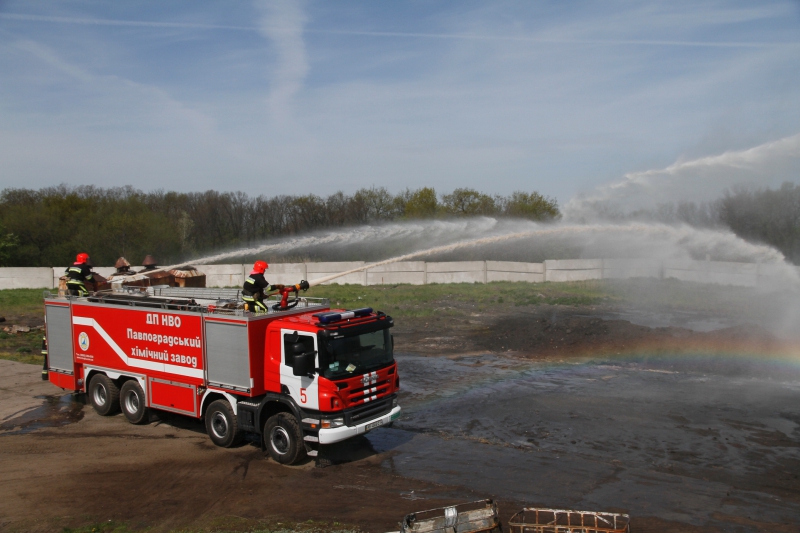 На химзаводе разработали уникальные пожарно-спасательные транспортные средства