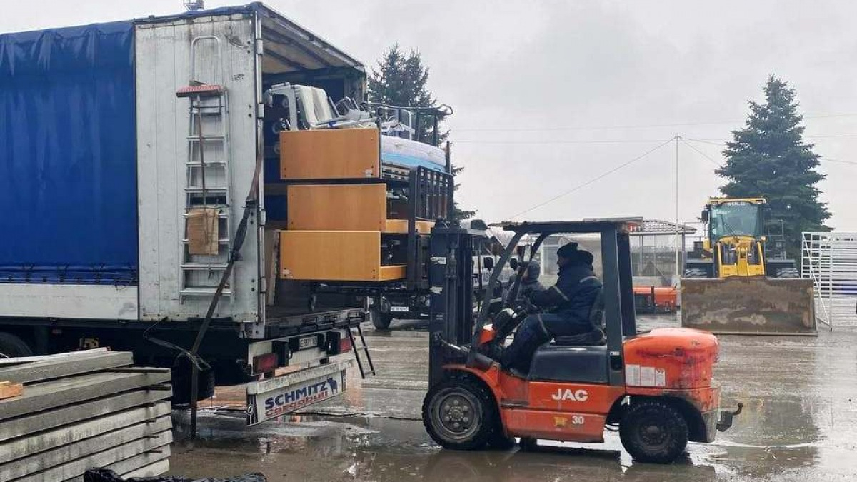 Павлоград получил еще одну партию гуманитарной помощи из Германии (Видео)