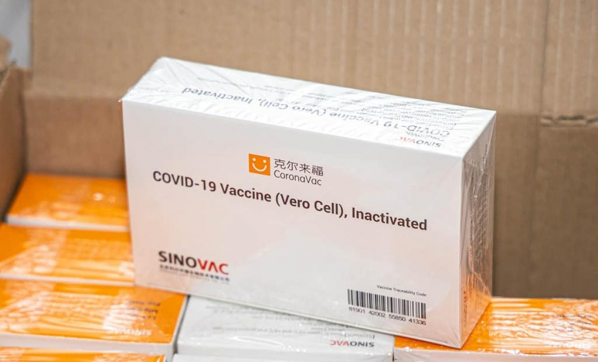 В Павлоград привезли китайский CoronaVac и начали вакцинировать учителей