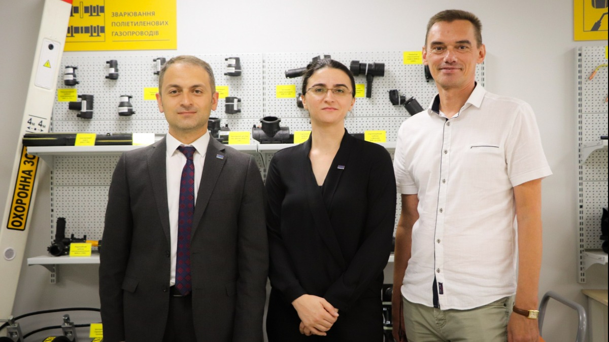 Специалисты Днепропетровскгазу освоили технологии строительства газопроводов готовых к работе с водородом