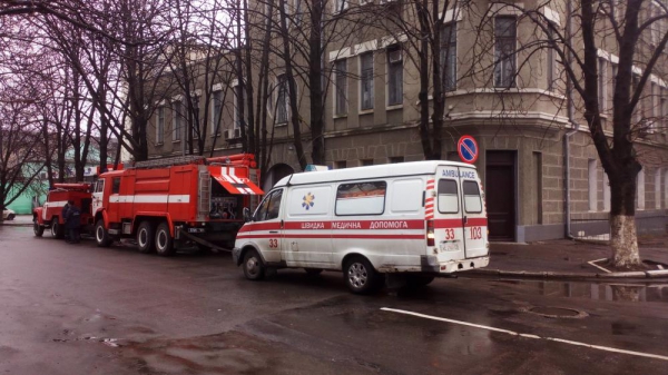 В Павлограде горела центральная почта
