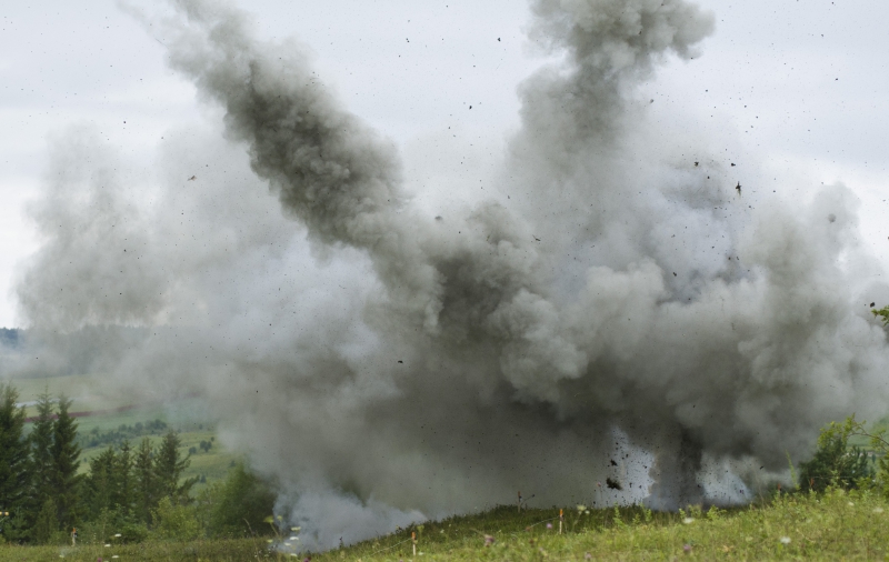  Возле Терновки мужчина подорвался на взрывном устройстве