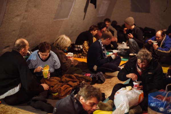 Пункты обогрева приютили полторы тысячи человек