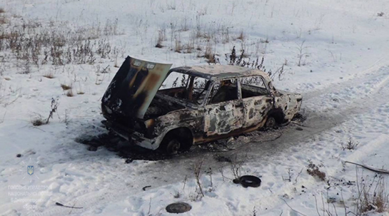 В Павлограде уголовник спалил украденный жигуль