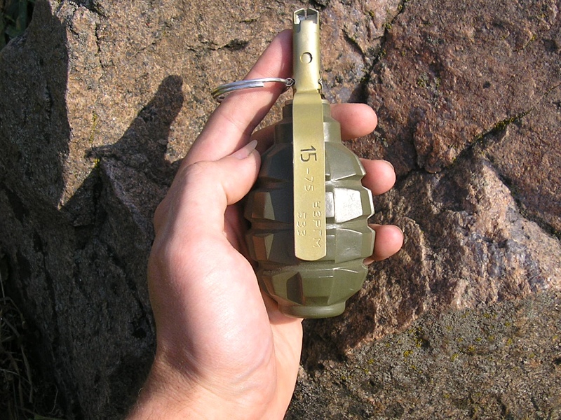 В Новомосковском районе у пьяницы изъяли гранату