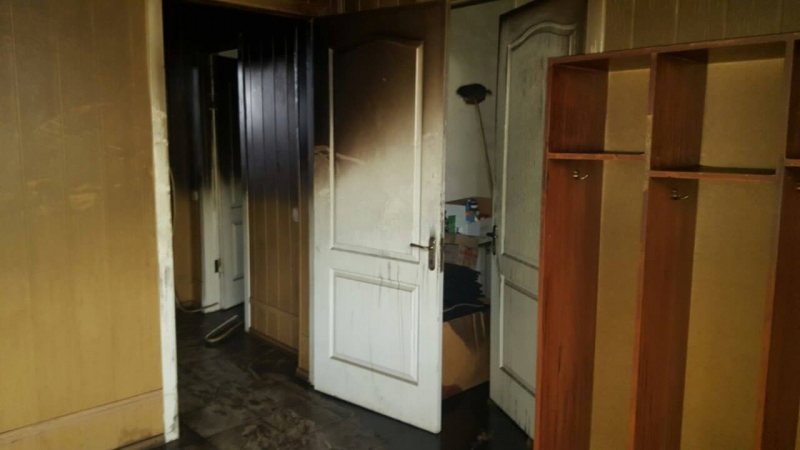 В Терновке горела городская баня