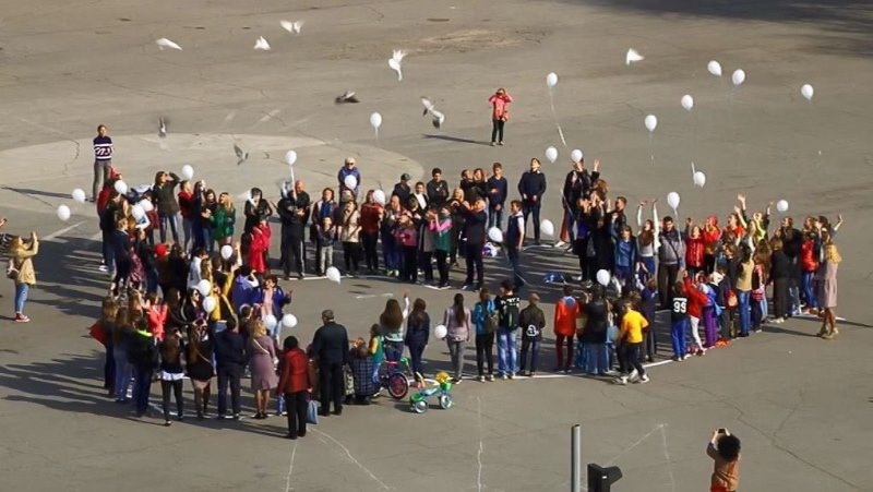 В Павлограде выпустили голубей