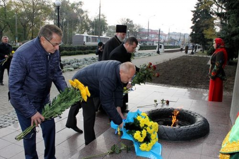 Павлоградцы отметили годовщину освобождения Украины от фашистских захватчиков 