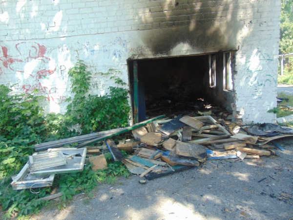 В Павлограде горела больница на Химзаводе