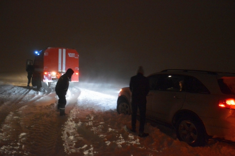 За последние сутки на Днепропетровщине выпала более, чем месячная норма снега