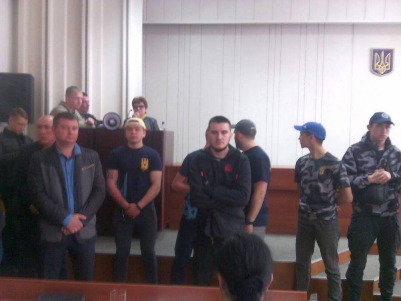 В Павлограде активисты Национального Корпуса провели вече за социальную справедливость