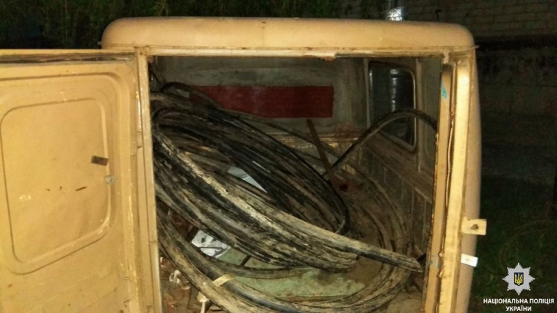 Павлоградец, подозреваемый в краже, не смог объяснить, откуда у него кабель