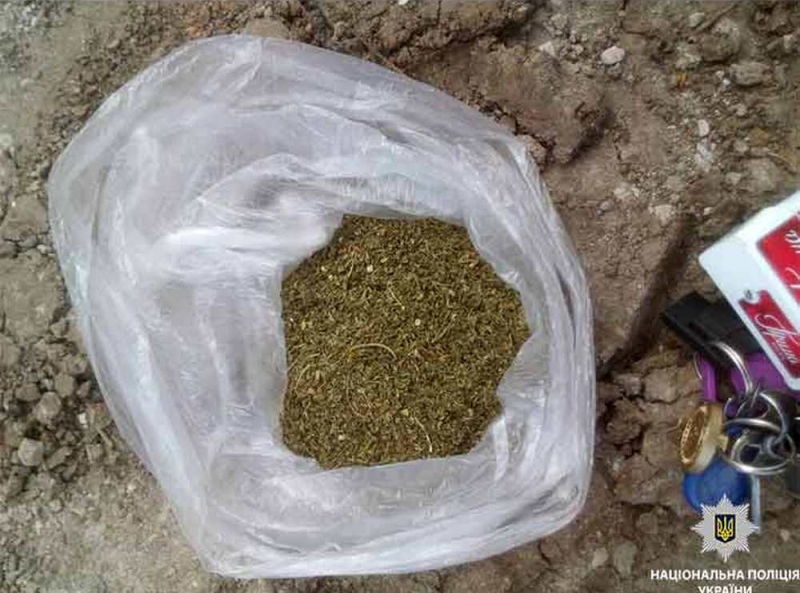 «Криминальный букет» изъяли полицейские Терновки у мужчины