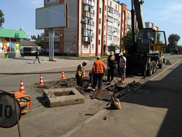 Ремонт дороги на Полтавской возобновили