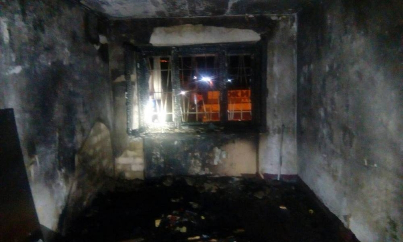 В центре Павлограда ночью вспыхнула жилая квартира (ФОТО)
