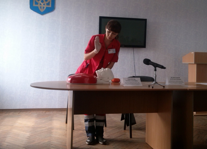 В Павлограде провели практические занятия по оказанию первой медицинской помощи