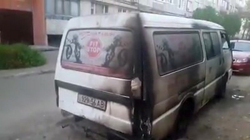 В Павлограде подожгли автомобиль члена «Экопатруля» (ВИДЕО)