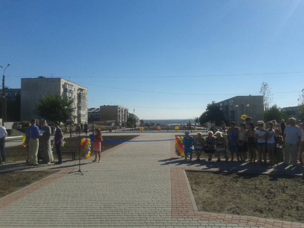 Терновчанам на День города подарили новый бульвар