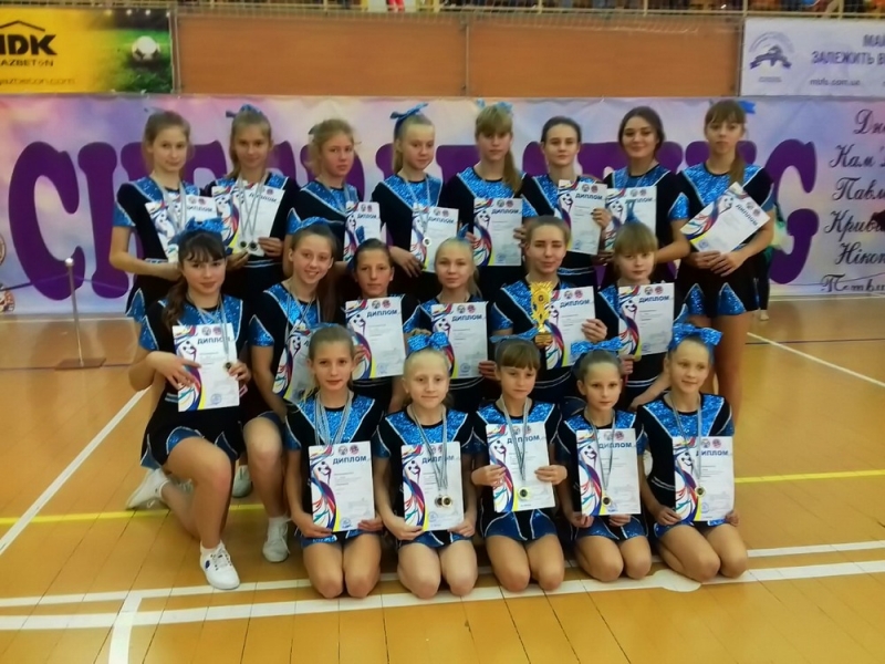 Спортсмены Павлограда привезли награды с областных соревнований по черлидингу