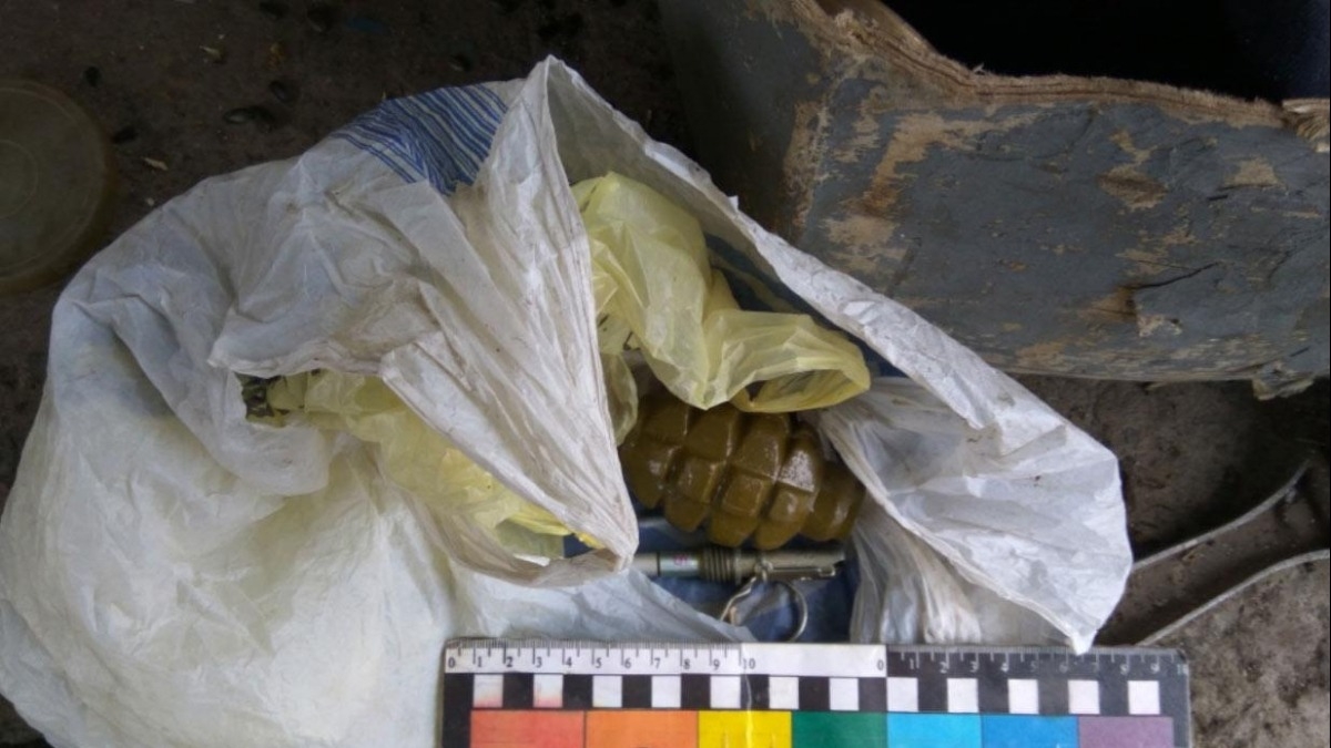 Граната во дворе частого дома, житель павлограда нашел Ф-1 в мусоре